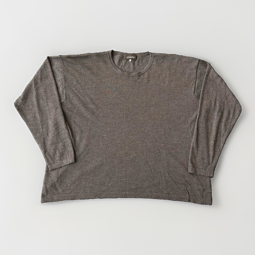 Eskandar Quiet Luxury Cashmere Sweater Womens 0/s Oversized Minimalist Lagenlook